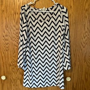 Banana USA chevron dress